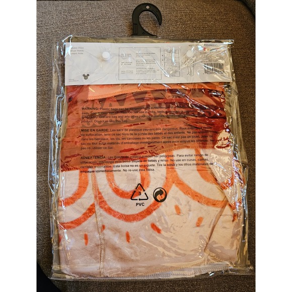 Disney Moana 2 Toddler Costume Dress S/P 2T Simea Disguise Dress Up Pretend NEW - Picture 5 of 9